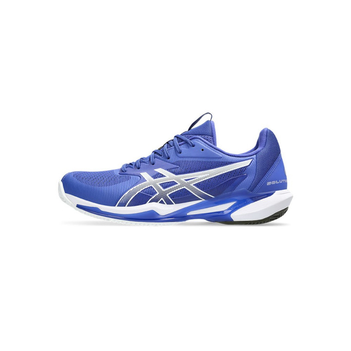 Asics Solution Speed 3 Ff Clay Dark Cobalt Bianco - Scarpe Da Tennis Uomo