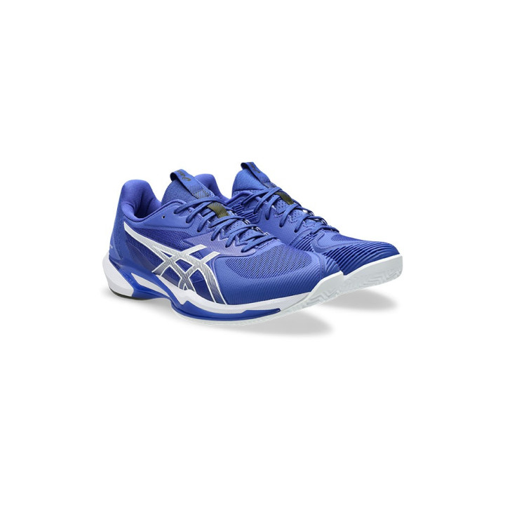 Asics Solution Speed 3 Ff Clay Dark Cobalt Bianco - Scarpe Da Tennis Uomo
