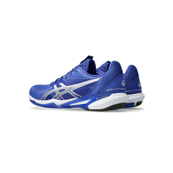 Asics Solution Speed 3 Ff Clay Dark Cobalt Bianco - Scarpe Da Tennis Uomo