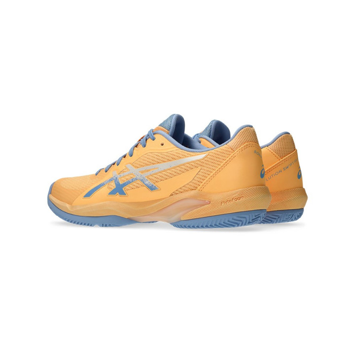 Asics Solution Swift Ff 2 Padel Arancio Glow Cream - Scarpe Da Tennis Donna