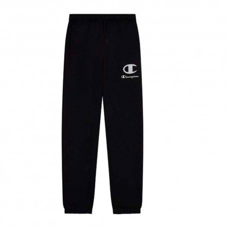 Champion Pantaloni Con Polsino Unisex Junior Nero Bambino