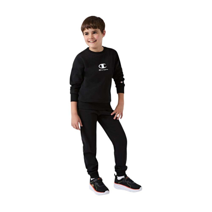 Champion Tuta Sportiva Unisex Junior Nero Bambino