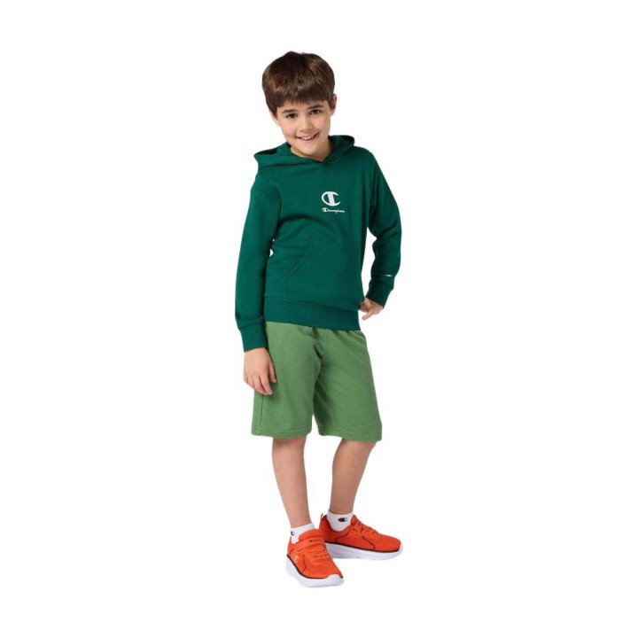 Champion Felpa Palestra Unisex Junior Verde Bambino