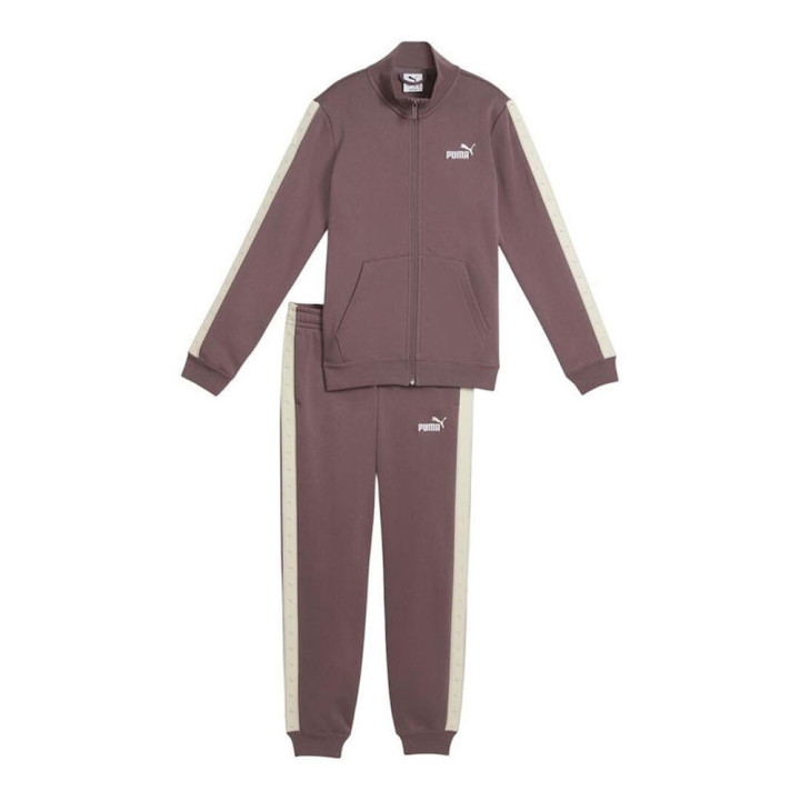Puma Tuta Sportiva Felpa Palestra Full Zip Nero Bambina