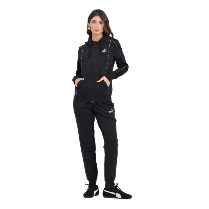Puma Tuta Sportiva Animal Nero Donna