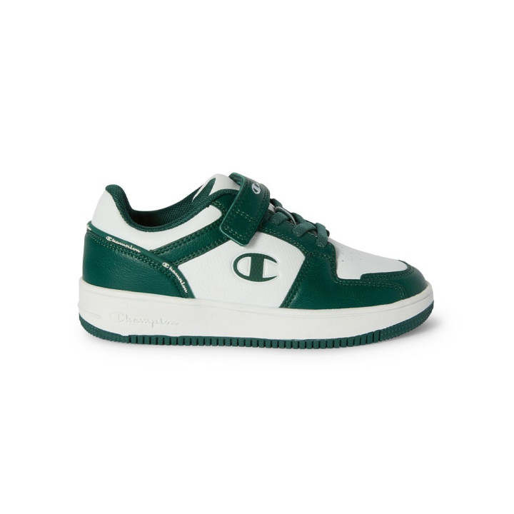 Champion Rd18 2.0 Low B Ps Bianco Verde - Sneakers Bambino