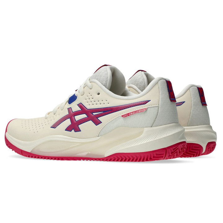 Asics Gel-Challenger 15 Clay Bianco Bright Rose - Scarpe da Tennis Donna