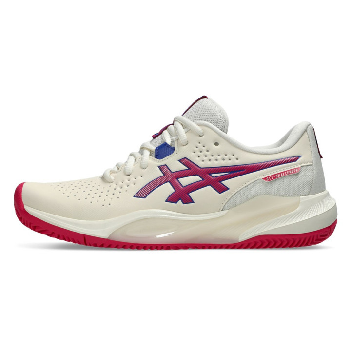 Asics Gel-Challenger 15 Clay Bianco Bright Rose - Scarpe da Tennis Donna