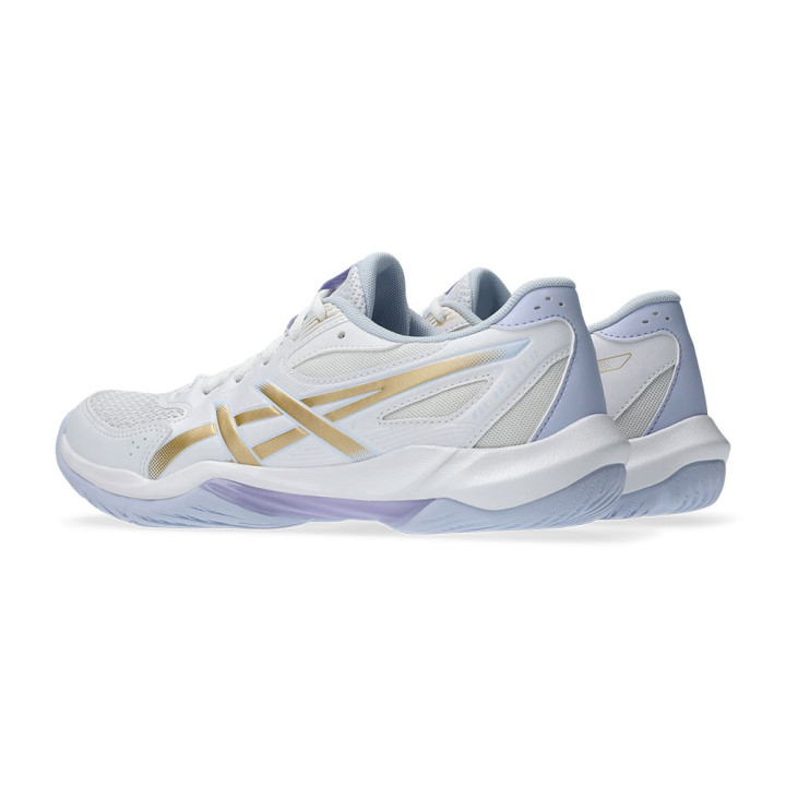 Asics Gel-Rocket 12 Bianco Champagne - Scarpe Pallavolo Donna