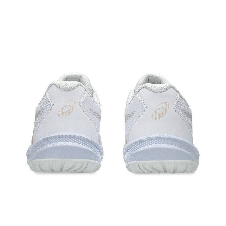Asics Upcourt 6 Bianco Champagne - Scarpe Pallavolo Donna
