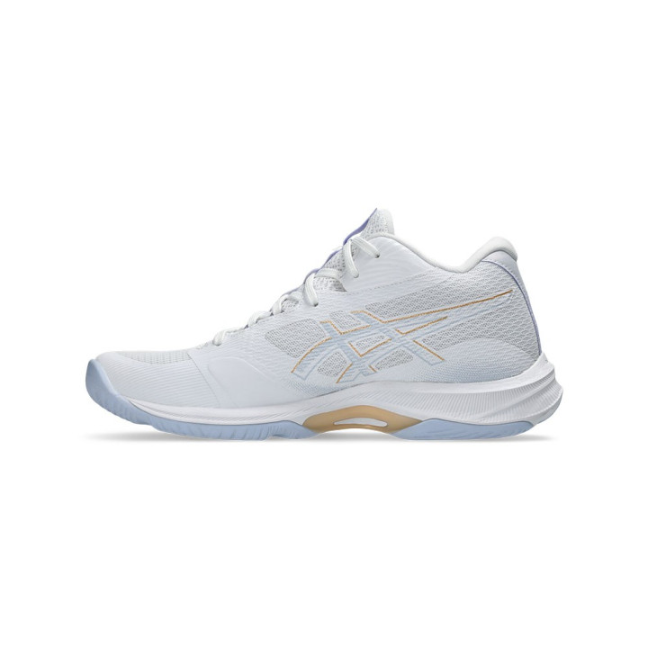 Asics Netburner Ballistic Ff Mt 4 Bianco Champagne - Scarpe Pallavolo Donna