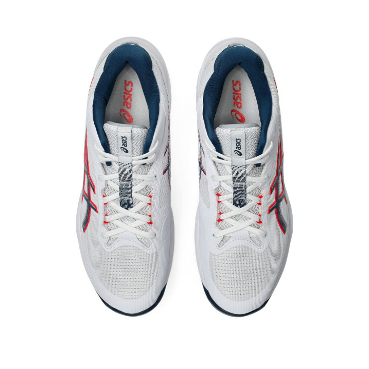 Asics Netburner Ballistic Ff Mt 4 Bianco Blu - Scarpe Pallavolo Uomo