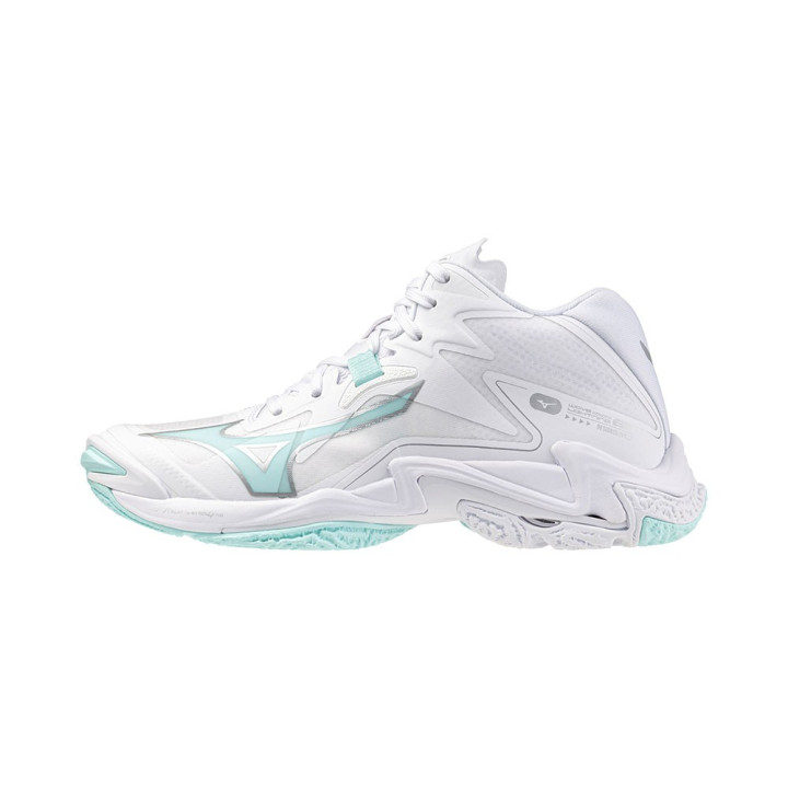 Mizuno Wave Lightning Z8 Mid Bianco Verde - Scarpe Pallavolo Donna