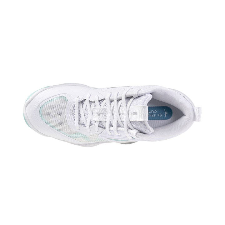 Mizuno Wave Momentum Elite Mid Bianco Verde - Scarpe Pallavolo Donna