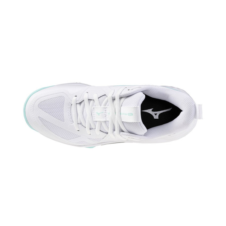 Mizuno Wave Momentum Pro Low Bianco Verde - Scarpe Pallavolo Uomo