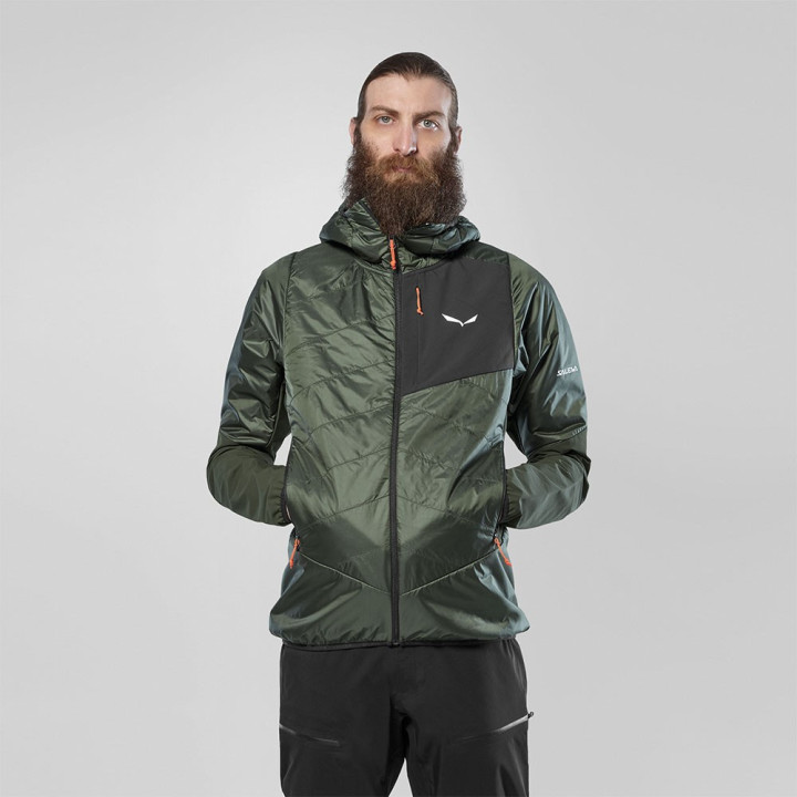 Salewa Giacca Alpinismo Ortles Hyb Twr Dark Olive Uomo