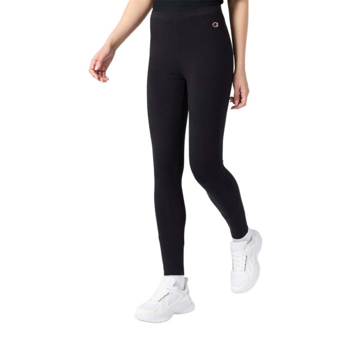 Champion Leggings Cotton Licra Nero Donna