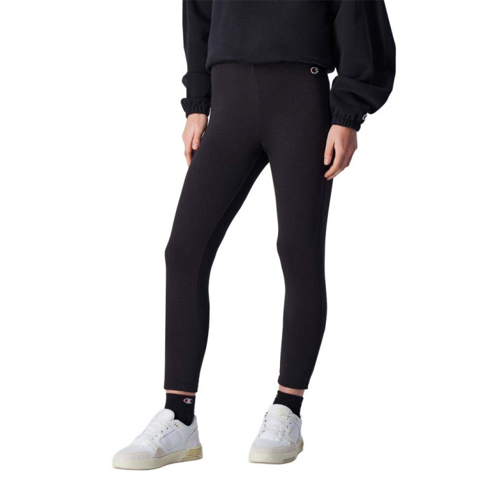 Champion Leggins Felpato Nero Donna