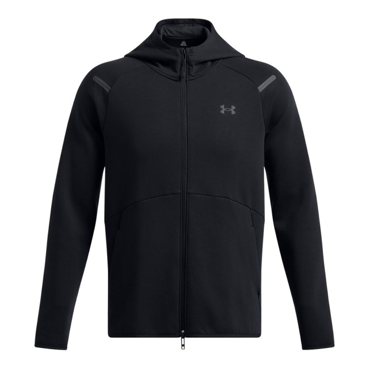 Under Armour Felpa Palestra Unstoppable Flc Fz Nero Uomo
