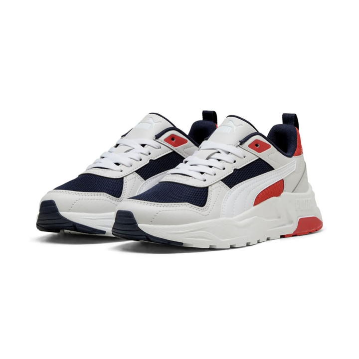 Puma Trinity 2 Lt Gs Blu Bianco - Scarpe Da Ginnastica Bambino