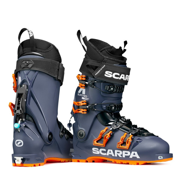 Scarpa Quattro-4 GT  Grigio Arancio - Scarponi Sci Alpinismo Uomo