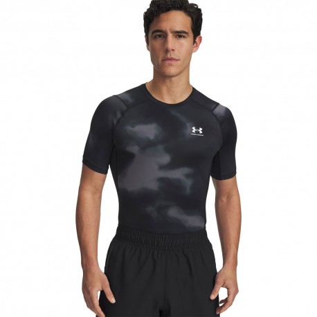 Under Armour Maglietta Palestra Hg Armour Printed Nero Uomo