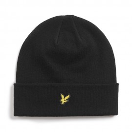 Lyle & Scott Berretto Logo Nero Uomo