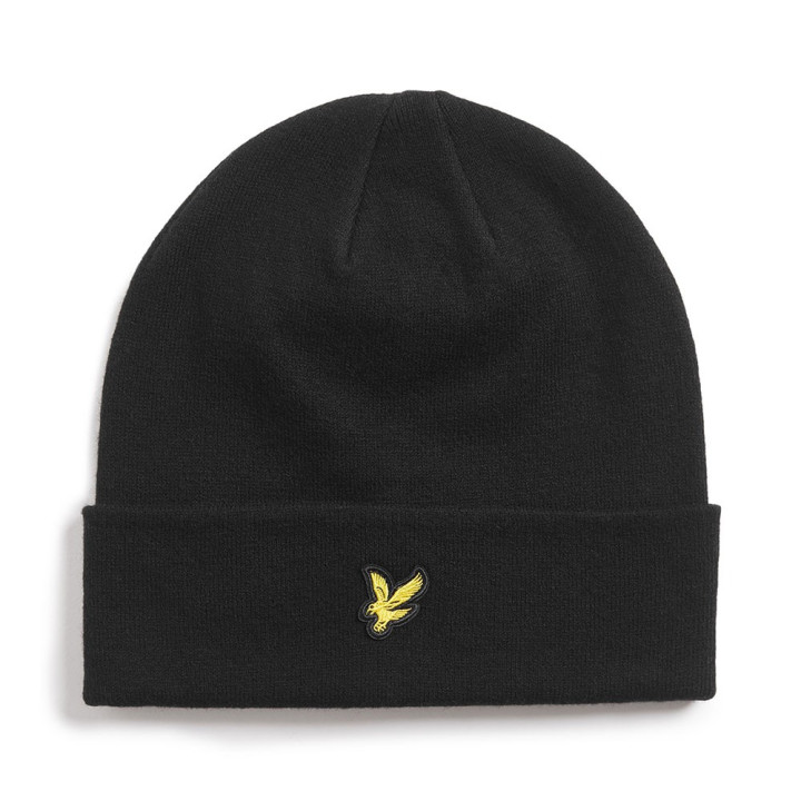 Lyle & Scott Berretto Logo Nero Uomo