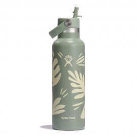 Hydro Flask Borraccia Termica con Flex Straw Cap 21 oz Botanical
