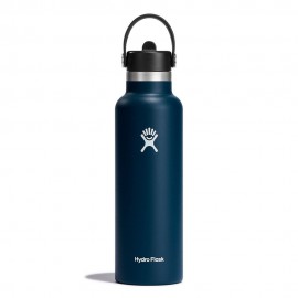 Hydro Flask Borraccia Termica con Flex Straw Cap 21 oz Indigo