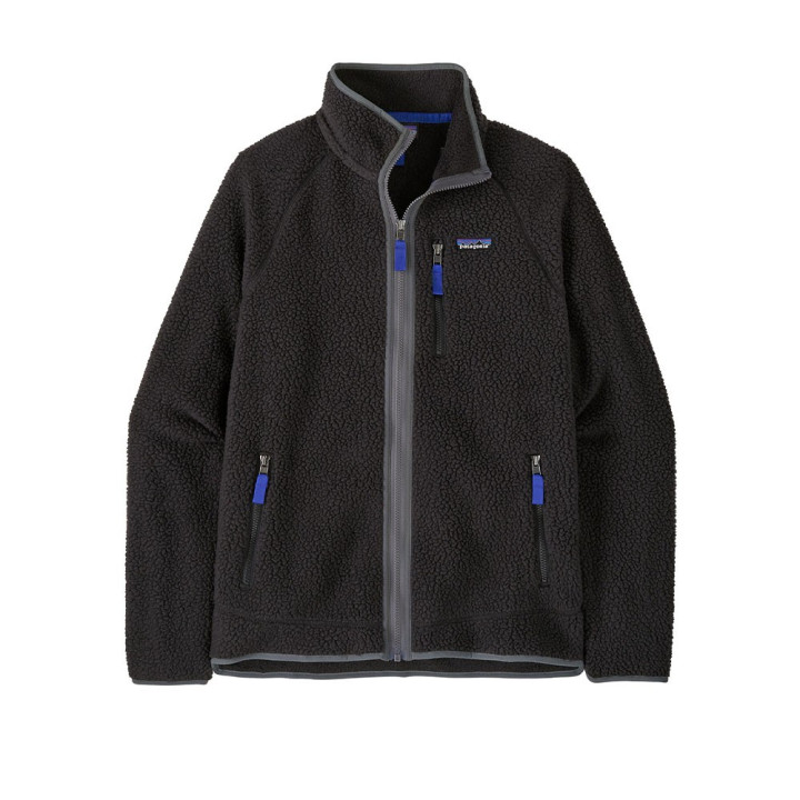 Patagonia Felpa In Pile Retro Pile Trekking Nero Uomo