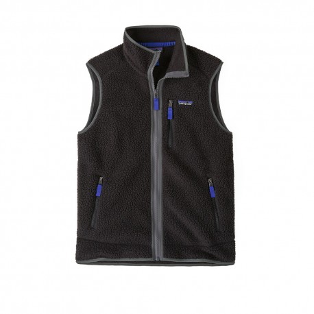 Patagonia Gilet Trekking Retro Pile Trekking Nero Uomo