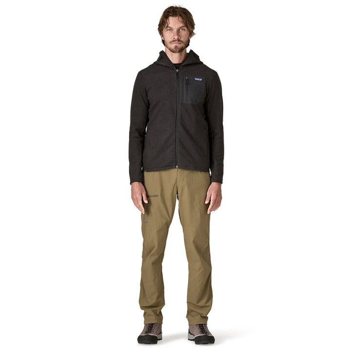 Patagonia Felpa In Pile R1 Air Full-Zip Hoody Nero Uomo
