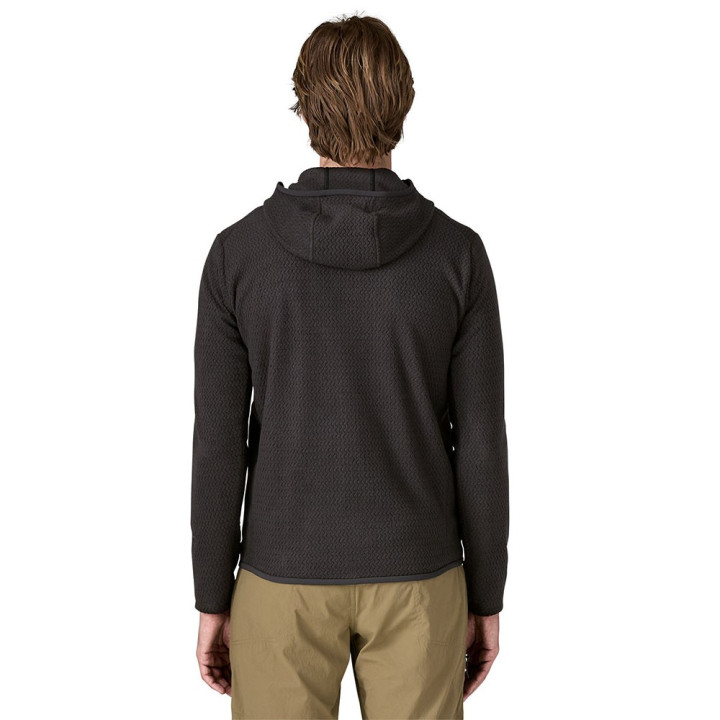 Patagonia Felpa In Pile R1 Air Full-Zip Hoody Nero Uomo