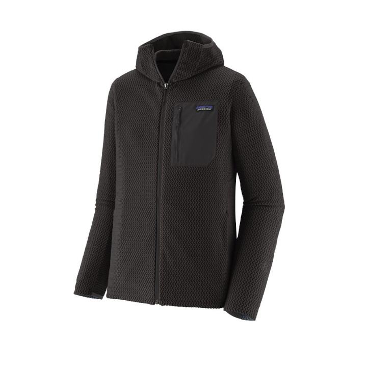 Patagonia Felpa In Pile R1 Air Full-Zip Hoody Nero Uomo