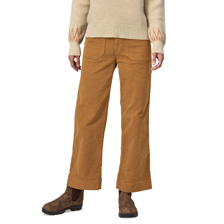 Patagonia Pantaloni Trekking Wide Leg Cord Nest Brown Donna