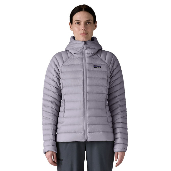 Patagonia Giacca Trekking Piuma Down Sweater Hoody Permafrost Purple Donna