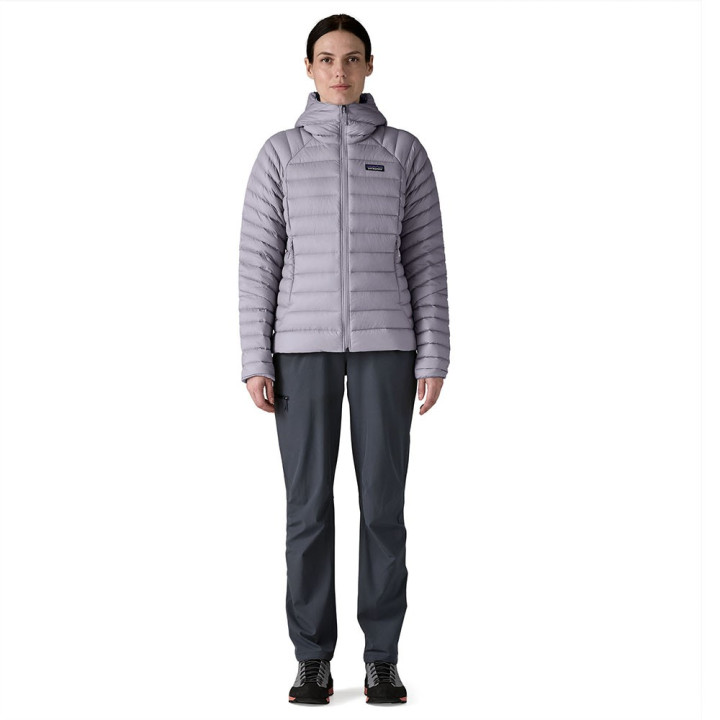Patagonia Giacca Trekking Piuma Down Sweater Hoody Permafrost Purple Donna