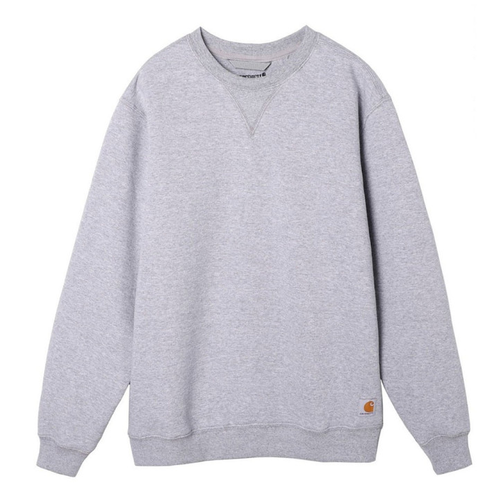 Carhartt Felpa Girocollo Grigio Uomo