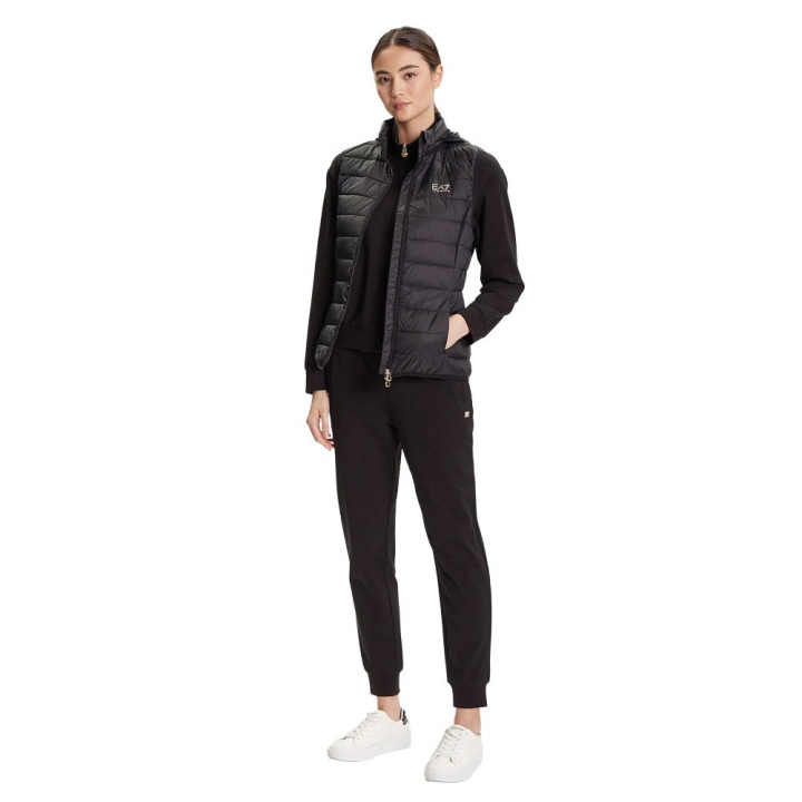 Ea7 Gilet Sportivo Down Eco Ultra Light Nero Donna