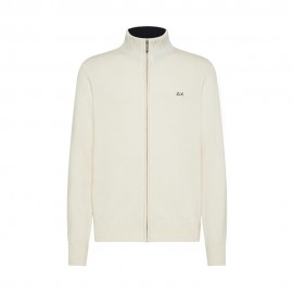 Maniche Lunghe Full Zip Panna