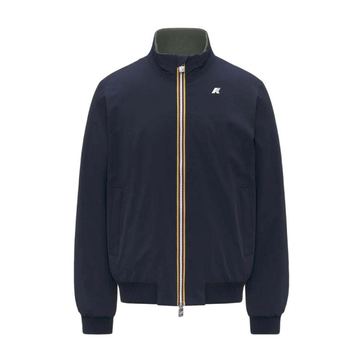 K-Way Giacca Arsene Revers Blu Verde Uomo