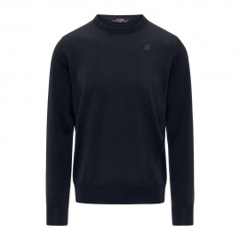 Maniche Lunghe Girocollo Sebastian blu