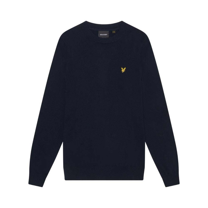 Lyle & Scott Maglia Maniche Lunghe Girocollo Blu Uomo