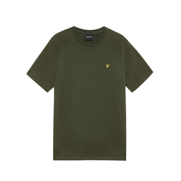 Lyle & Scott T-Shirt Logo Mm Verde Uomo
