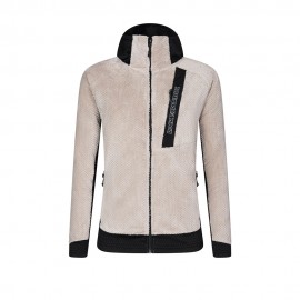 Rock Experience Felpa In Pile Blizzard Tech Hoodie Grigio Donna