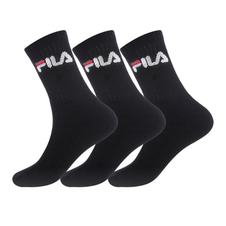 Fila Calza Street Unisex Tris Pack Nero Uomo