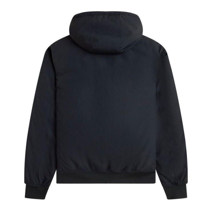 Fred Perry Giacca Hoodedu Brentham Nero Uomo