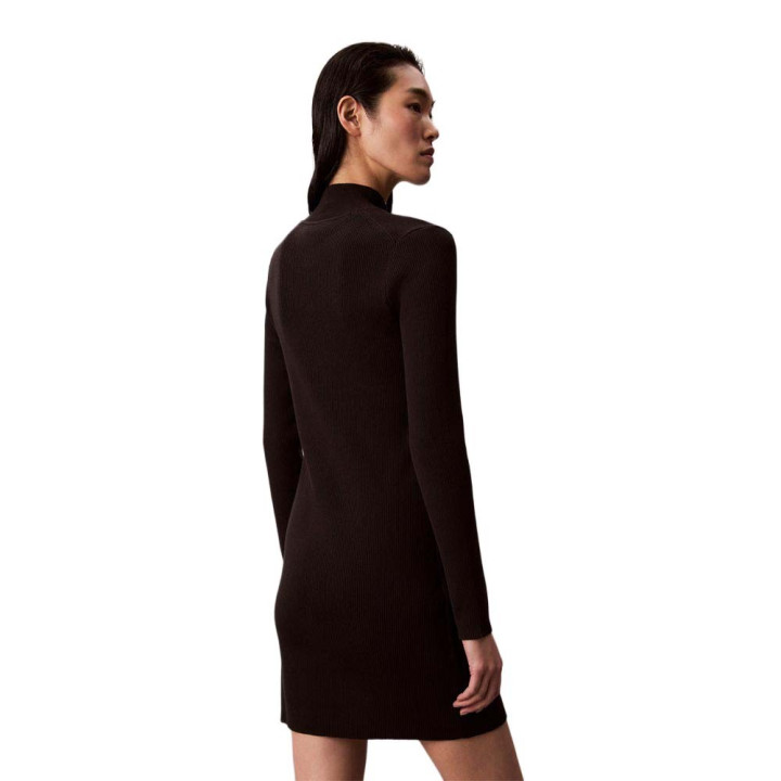 Calvin Klein Abito Rib Nero Donna