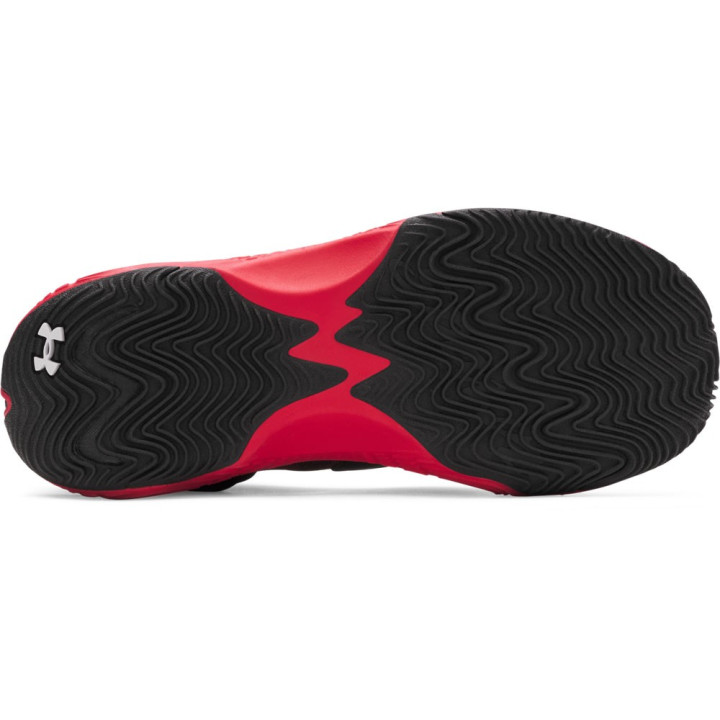 Under Armour Spawn 7 Mid Rosso Nero - Scarpe Basket Uomo